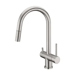 Clearwater Toledo Twin Lever Pull Out Spray Mono Kitchen Mixer and Cold Filtered Water Tap