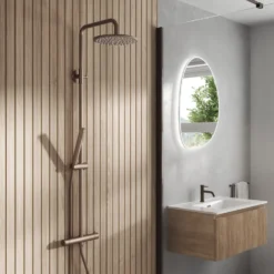 Core Exposed Thermostatic Rigid Riser Shower Kit