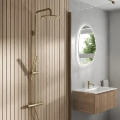 Core Exposed Thermostatic Rigid Riser Shower Kit
