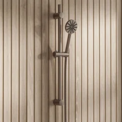 Core Fluted Slide Rail Shower Kit, Shower Handset & Hose