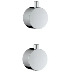 Core 1 Outlet Concealed Shower Valve & Slide Rail Kit with Fluted Handset