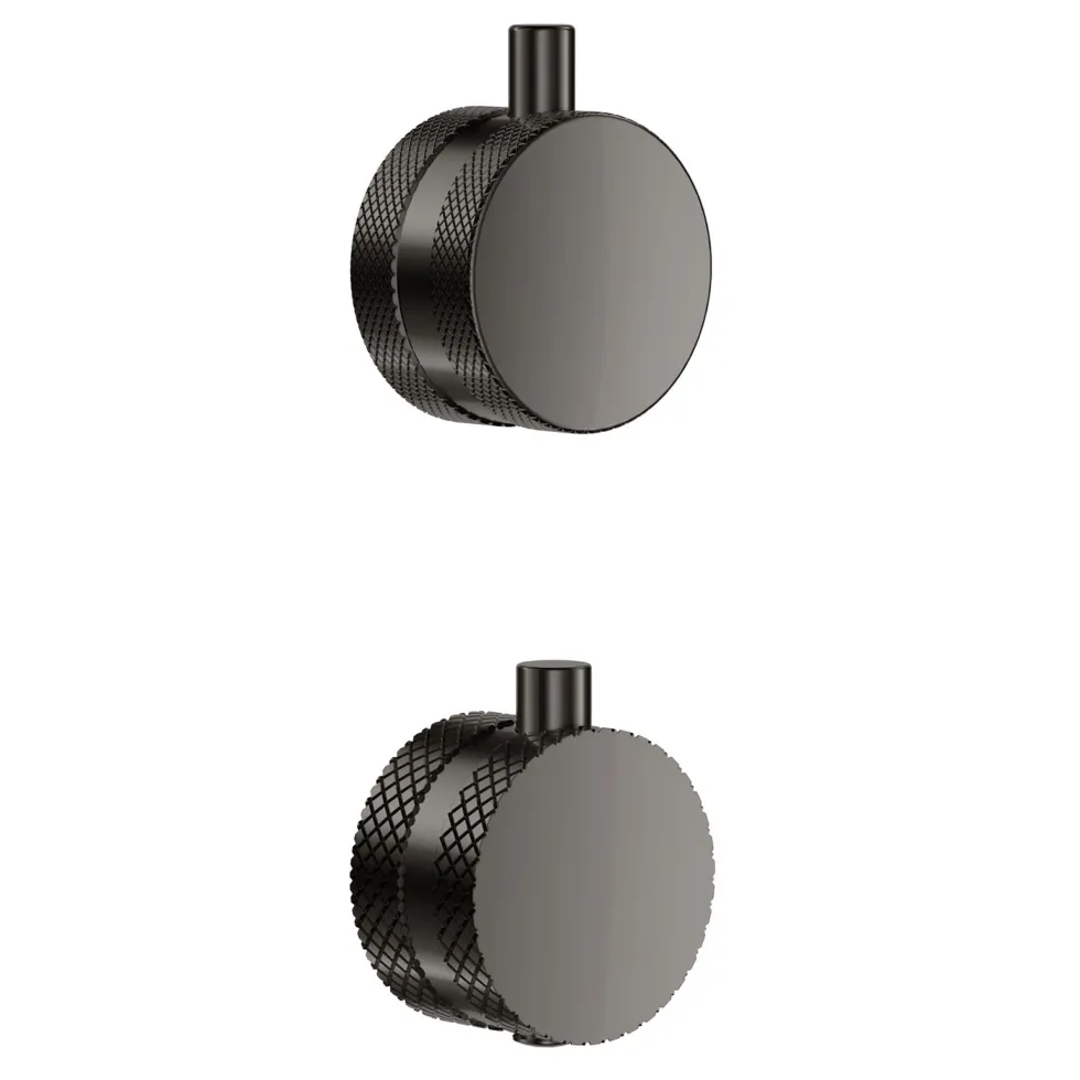 Core 1 Outlet Concealed Shower Valve & Slide Rail Kit with Fluted Handset
