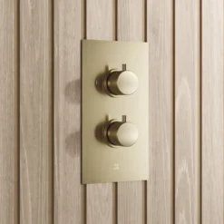 Core 1 Outlet Concealed Shower Valve & Wall Mounted Fixed Shower Head