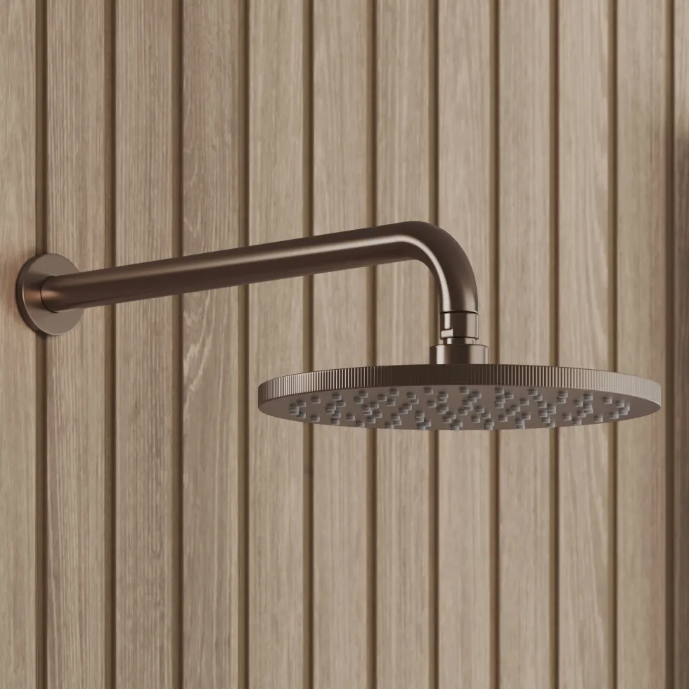 Core 1 Outlet Concealed Shower Valve & Wall Mounted Fixed Shower Head