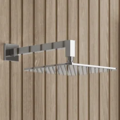 Core 1 Outlet Concealed Valve & Fixed Wall Mounted Square Shower Head
