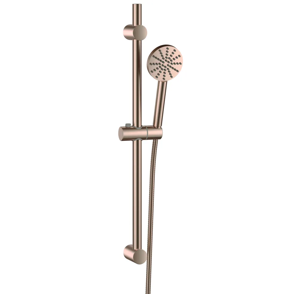 Core 2 Outlet Wall Mounted Bath Shower Mixer with Slide Rail Kit
