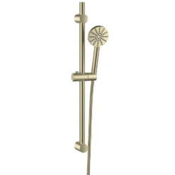 Core 2 Outlet Wall Mounted Bath Shower Mixer with Slide Rail Kit