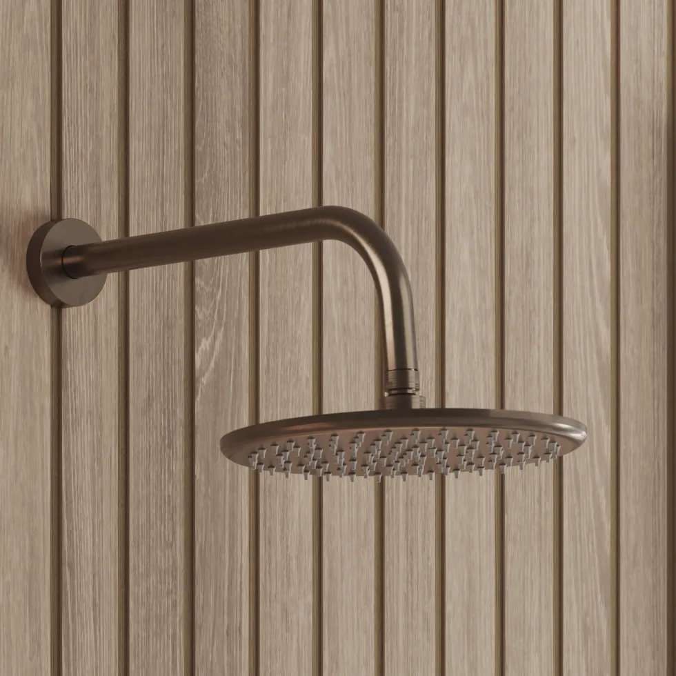 Core Round Fixed Shower Head with Arm