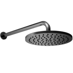 Core Shower Package with 3 Outlet Concealed Valve, Fixed Shower Head, Slide Rail Kit & Overflow Bath Filler