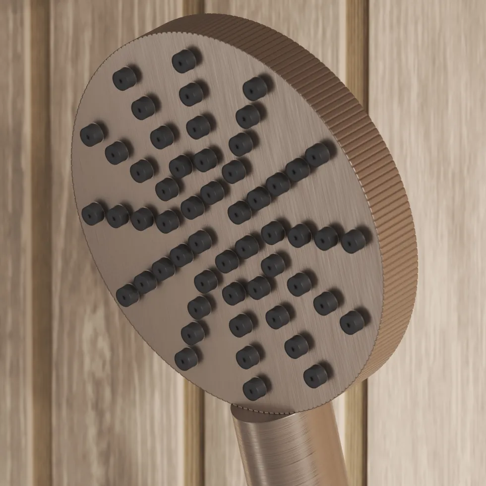 Core Shower Package with 2 Outlet Concealed Valve, Shower Head & Fluted Handset Slide Rail Kit