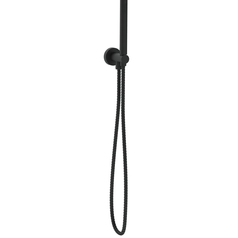 Core Shower Package with 2 Outlet Concealed Valve with Wall Mounted Fluted Spotlight Shower Head & Shower Wall Kit