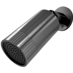 Core Shower Package with 2 Outlet Concealed Valve with Wall Mounted Fluted Spotlight Shower Head & Shower Wall Kit