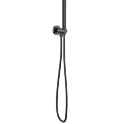 Core Shower Package with 2 Outlet Concealed Valve with Wall Mounted Fluted Spotlight Shower Head & Shower Wall Kit
