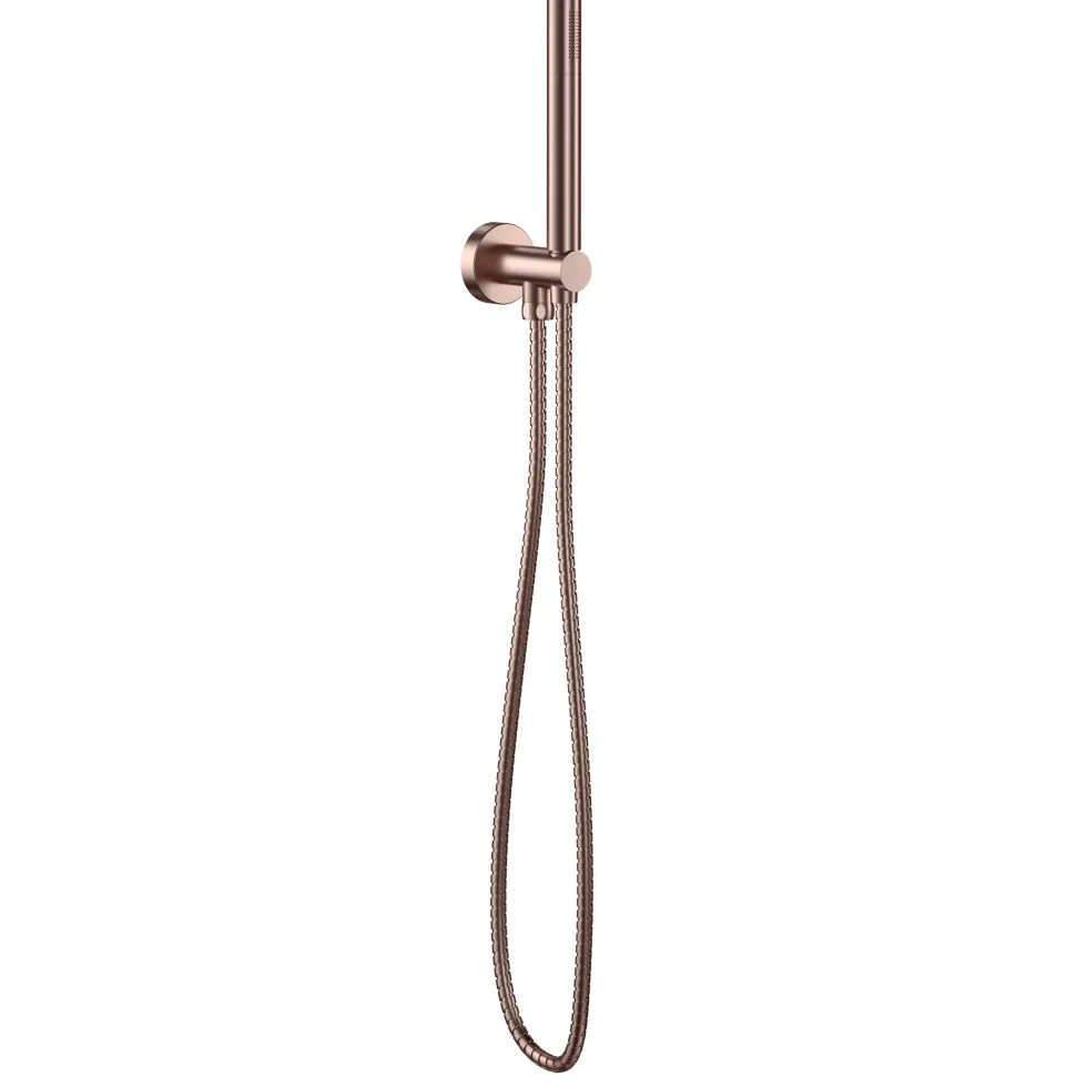 Core Shower Package with 2 Outlet Concealed Valve with Wall Mounted Fluted Spotlight Shower Head & Shower Wall Kit
