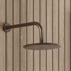 Core Shower Package with 2 Outlet Manual Valve, Fixed Wall Mounted Shower Head & Microphone Handset Slide Rail Kit