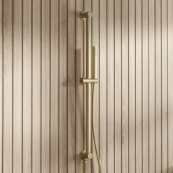Core Shower Package with 2 Outlet Manual Valve, Fixed Wall Mounted Shower Head & Microphone Handset Slide Rail Kit