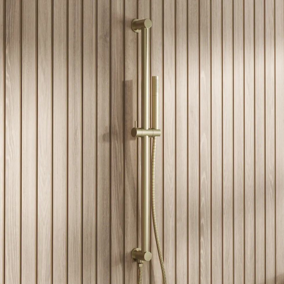 Core Shower Package with 2 Outlet Manual Valve, Fixed Wall Mounted Shower Head & Microphone Handset Slide Rail Kit