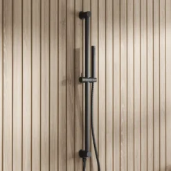 Core Shower Package with 2 Outlet Manual Valve, Fixed Wall Mounted Shower Head & Microphone Handset Slide Rail Kit