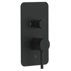 Core Shower Package with 2 Outlet Manual Valve, Fixed Wall Mounted Shower Head & Microphone Handset Slide Rail Kit