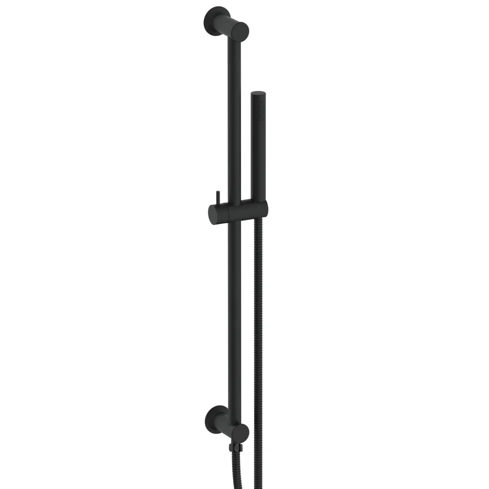 Core Shower Package with 2 Outlet Manual Valve, Fixed Wall Mounted Shower Head & Microphone Handset Slide Rail Kit