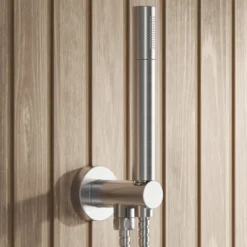 Core Shower Package with 2 Outlet Valve, Fixed Wall Mounted Square Shower Head & Shower Wall Kit