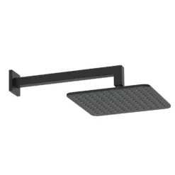 Core Shower Package with 2 Outlet Valve, Fixed Wall Mounted Square Shower Head & Shower Wall Kit