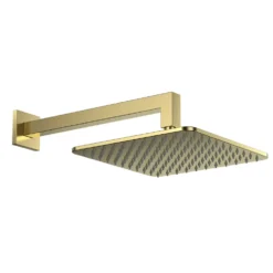 Core Square Fixed Shower Head with Arm