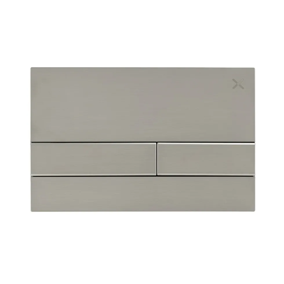 Crosswater Arena Flush Plate - Brushed Nickel