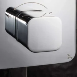 Crosswater Atoll/Glide II 3 Outlet Concealed Thermostatic Shower Valve - Crossbox Technology - Polished Chrome