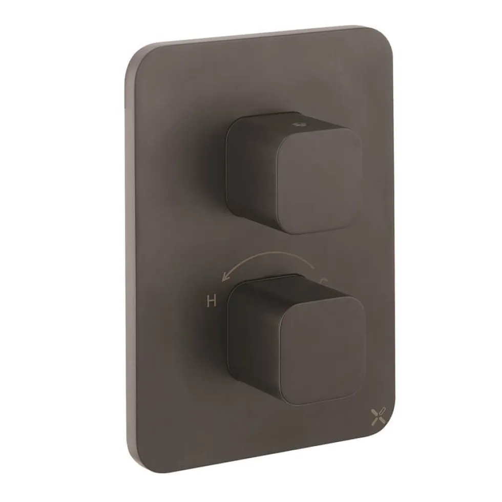 Crosswater Atoll/Glide II 2 Outlet Concealed Thermostatic Shower Valve - Crossbox Technology