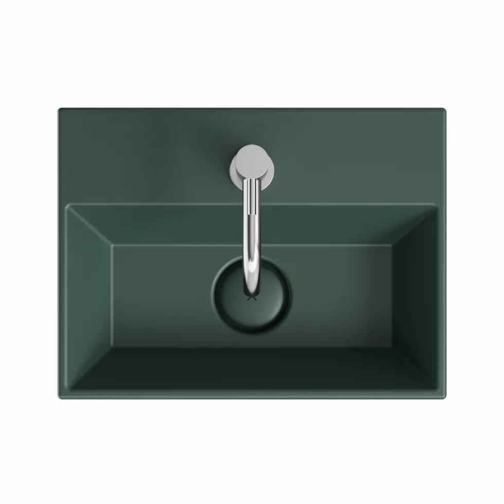 Crosswater Beck 400mm Cloakroom Wall Hung Basin with Waste