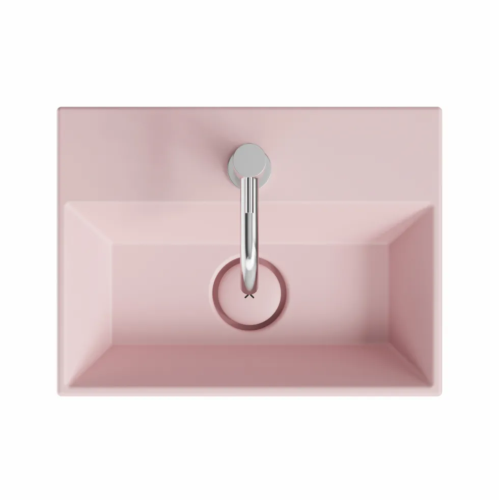 Crosswater Beck 400mm Cloakroom Wall Hung Basin with Waste