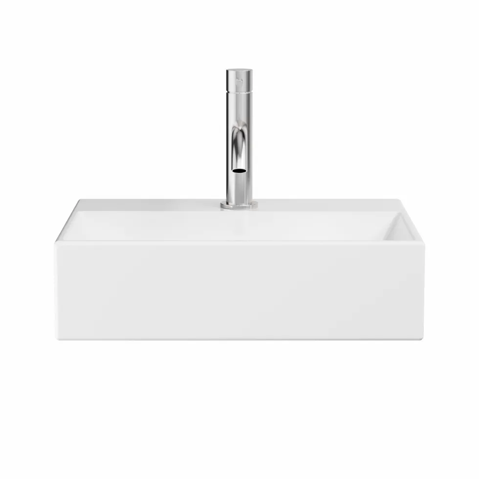 Crosswater Beck 400mm Cloakroom Wall Hung Basin with Waste