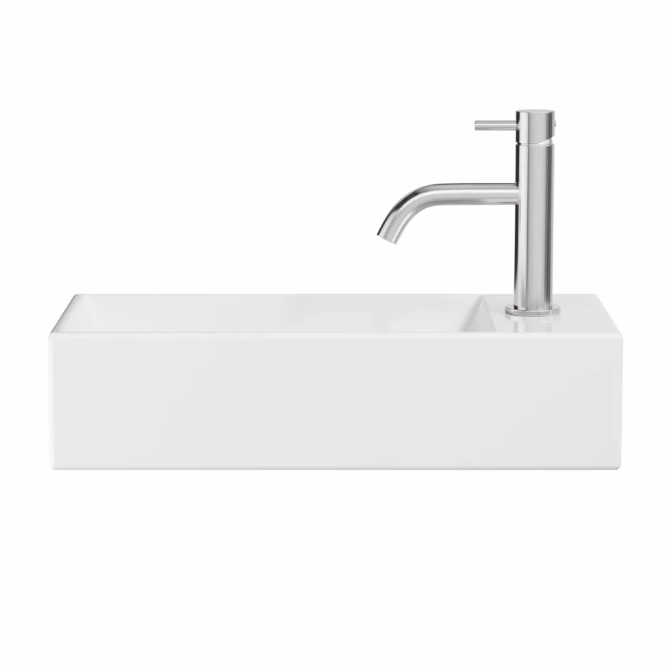 Crosswater Beck 450mm Cloakroom Wall Hung Basin with Waste