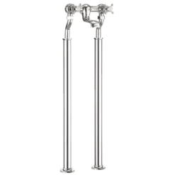 Crosswater Belgravia Crosshead Floor Standing Bath Filler - Chrome
