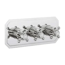 Crosswater Belgravia Crosshead Slimline 2 Outlet WRAS Approved Concealed Thermostatic Shower Valve