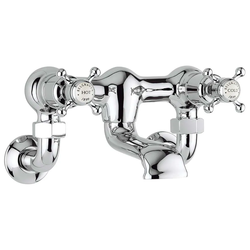 Crosswater Belgravia Crosshead Wall Mounted Bath Filler