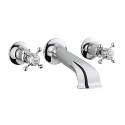 Crosswater Belgravia Crosshead Wall Mounted Bath Filler with Concealed Valves