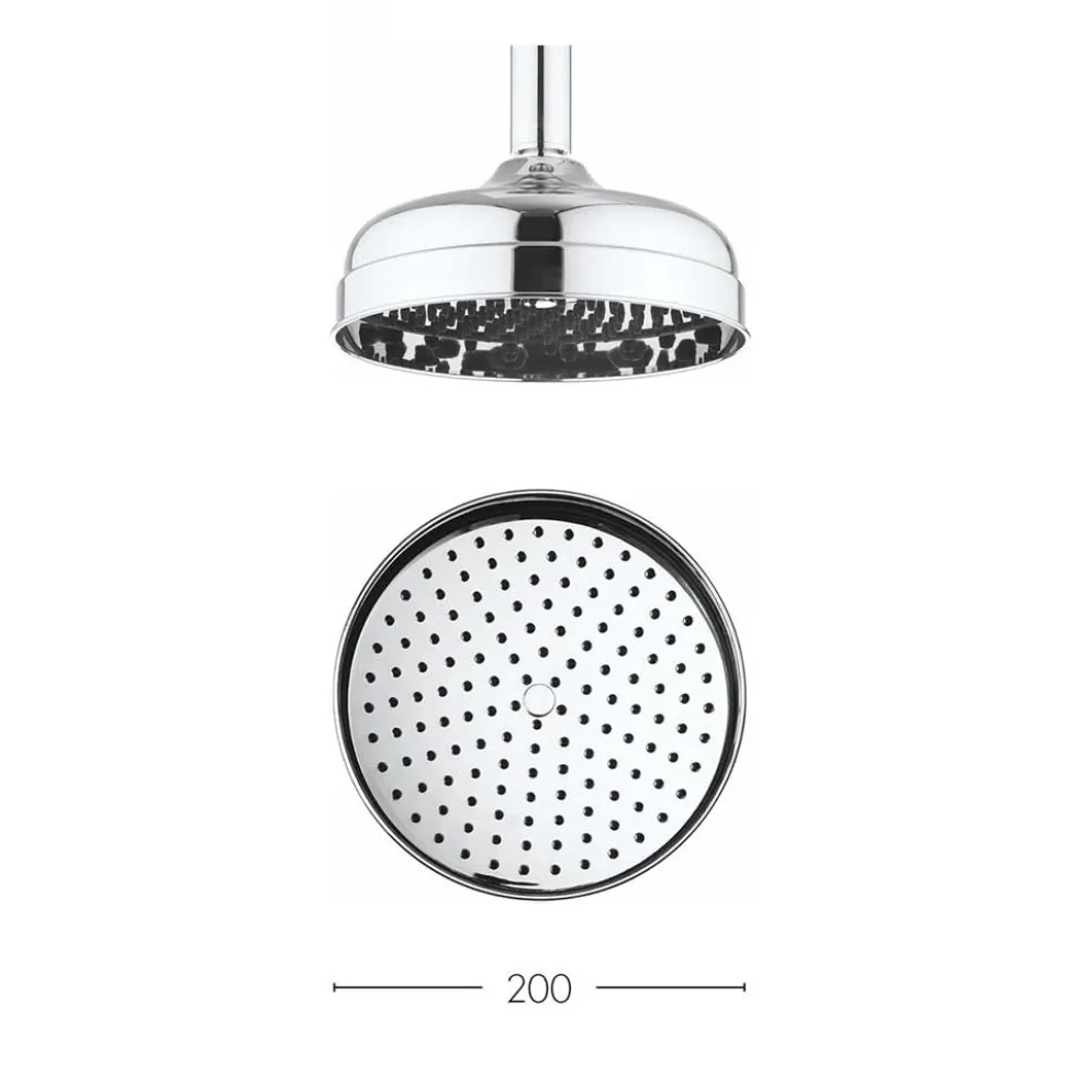 Crosswater Belgravia Easy Clean 200mm Shower Head
