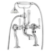 Crosswater Belgravia Lever Deck Mounted Bath Shower Mixer with Handset Kit