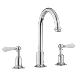 Crosswater Belgravia Lever 3 Hole Tall Basin Mixer Tap