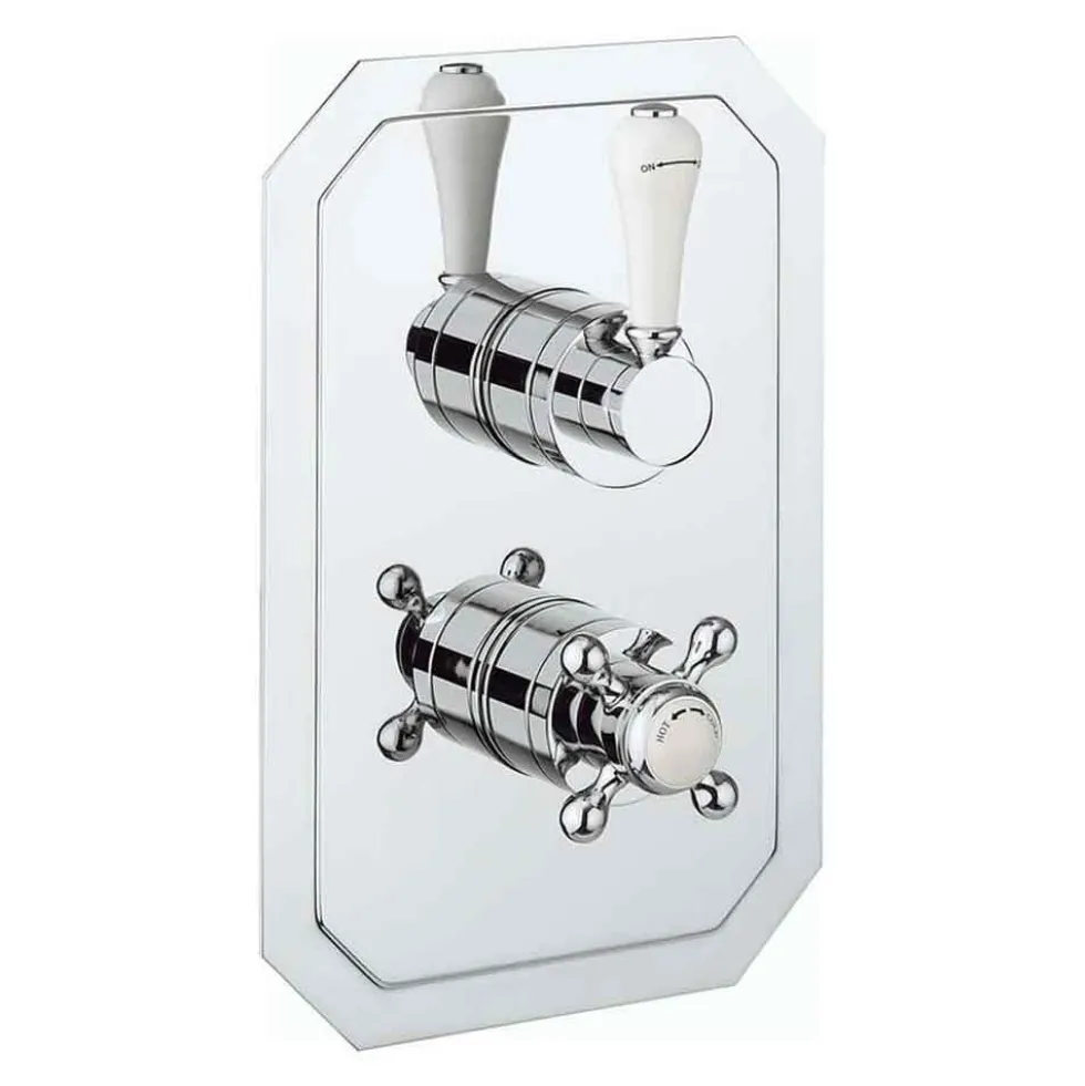 Crosswater Belgravia Lever Slimline 1 Outlet WRAS Approved Concealed Thermostatic Shower Valve