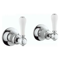 Crosswater Belgravia Lever Wall Mounted Bath Filler with Concealed Valves