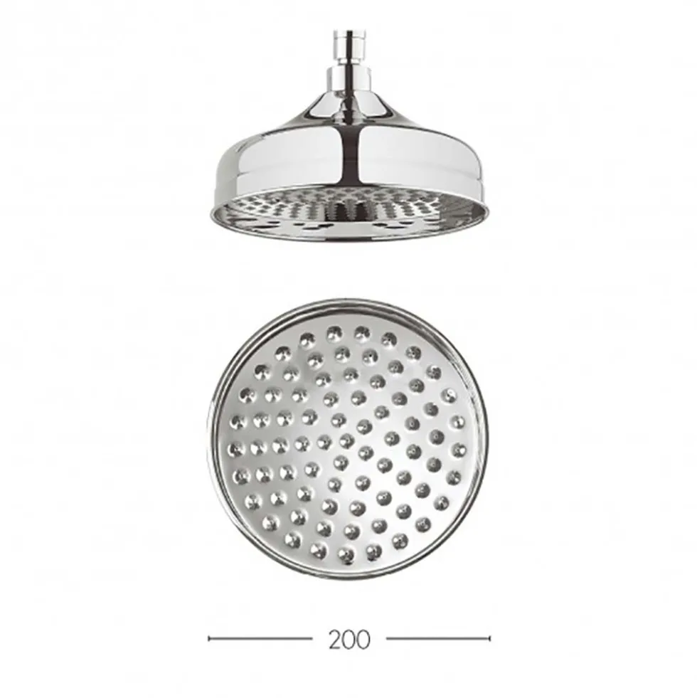 Crosswater Belgravia Traditional Fixed Shower Head - Multiple Sizes