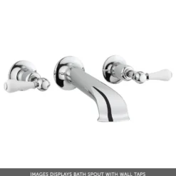 Crosswater Belgravia Wall Mounted Bath Spout - Chrome