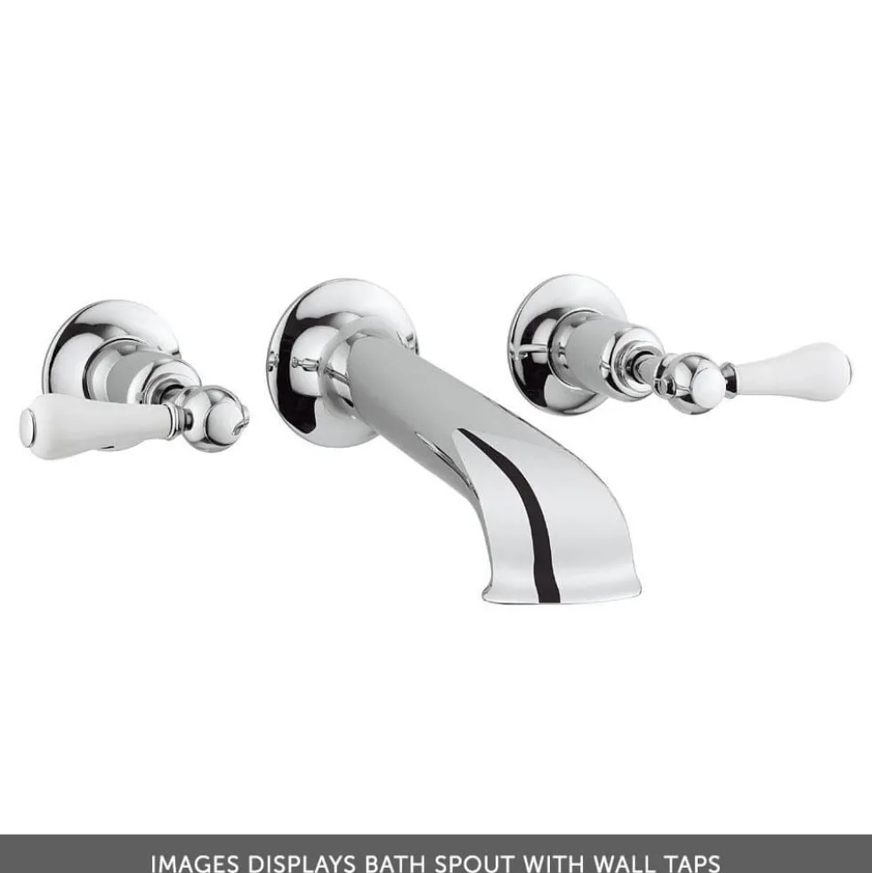 Crosswater Belgravia Wall Mounted Bath Spout - Chrome