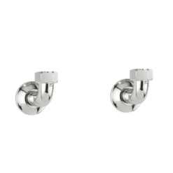 Crosswater Belgravia Wall Unions - Chrome