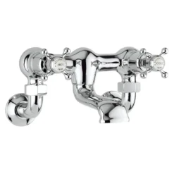 Crosswater Belgravia Wall Unions - Chrome