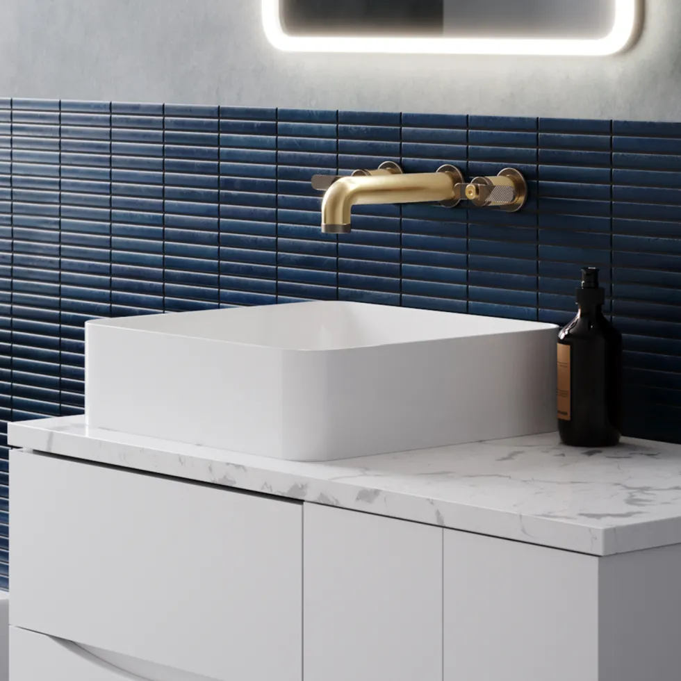 Crosswater Calpe 400mm Square Countertop Basin