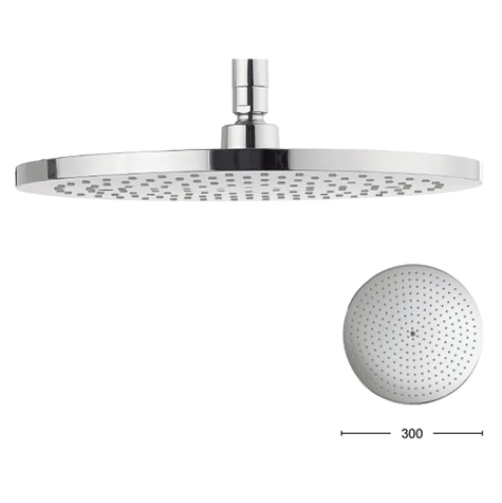 Crosswater Central 300mm Fixed Head Brass